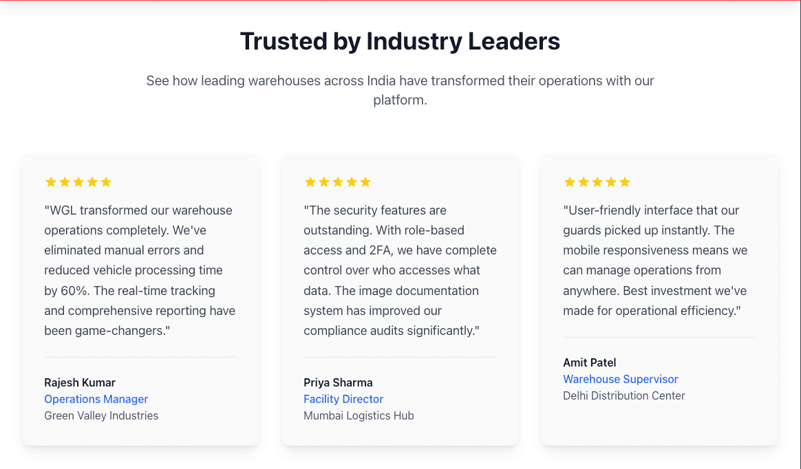 Warehouse Gate Logger - Screenshot 3